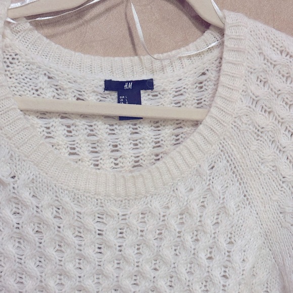 Cable Knit Oversized Boatneck Sweater - Picture 2 of 7